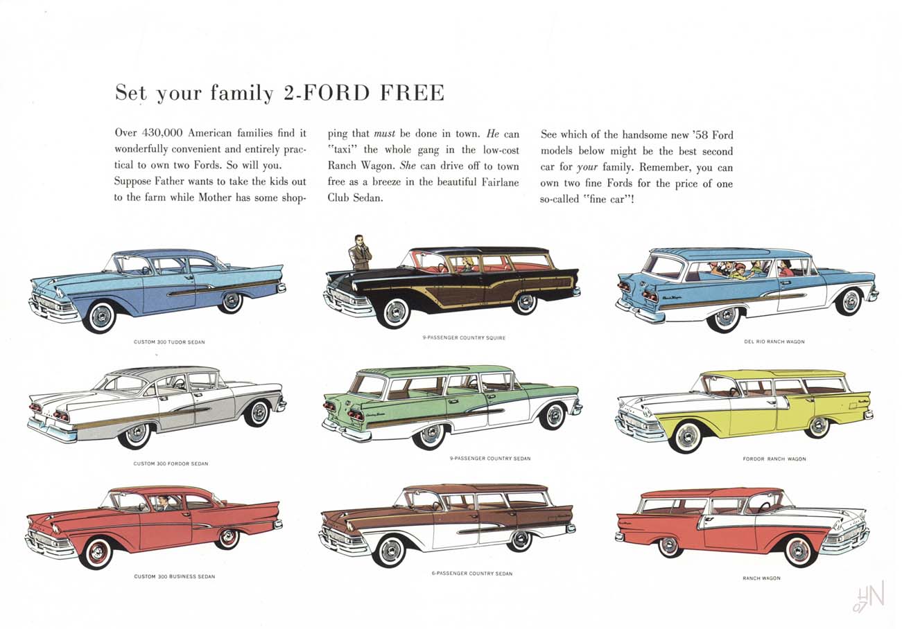 1958 Ford Fairlane Brochure Page 20
